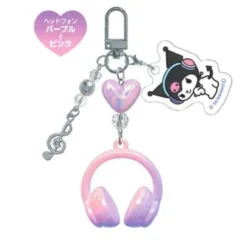 Kuromi Headphones Mascot Charm