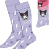 Kuromi Purple Socks size 36-43