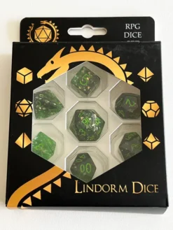 Lake Light set of 7 dice