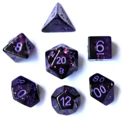 Lake Light set of 7 dice