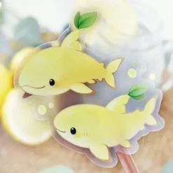 Lemon Shark Clear Sticker