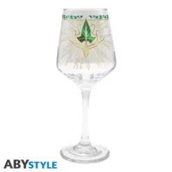 Lorien Leaf Stemmed Glass