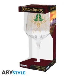 Lorien Leaf Stemmed Glass