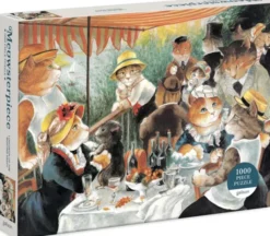 Luncheon of the Boating Party Meowsterpiece of Western Art Puzzle 1000 pcs