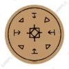 Magic Circle of Floatglow Lamp - Cork Coaster