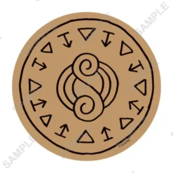 Magic Circle of Sylph Shoes - Cork Coaster