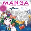 Manga - målarbok med självlysande sidor
