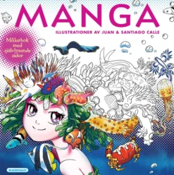 Manga - målarbok med självlysande sidor