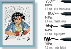 Manga Set Pigma Sensei 4 Pcs Black