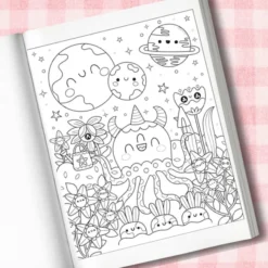 Mangatopia Adorable Aliens: A Cosmically Cute Colouring Book of Anime and Manga
