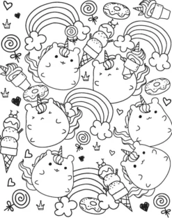 Mangatopia Cupcakes and Kitties: A Cuteness Overload Colouring Book