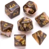 Marble Series: Chocolate & Cream - Numbers: Gold