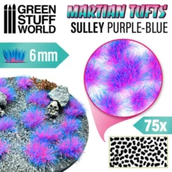 Martian Fluor Tufts - SULLY PURPLE-BLUE