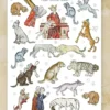 Medieval Dogs Sticker Set