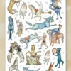 Medieval Horses Sticker Set