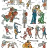 Medieval Knights Sticker Set