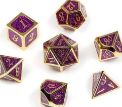 4: Metal Gold Series: Purple Glitter