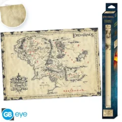 Middle Earth Parchment Poster 66 x 46cm
