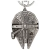 Millennium Falcon Metal Keychain