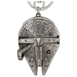 Millennium Falcon Metal Keychain