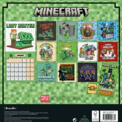 Minecraft 2027 Official Wall Calendar