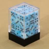 12 mm Blue Silk Dice Block 36 D6