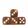 16 mm Pearl Brown Dice Set 12 D6