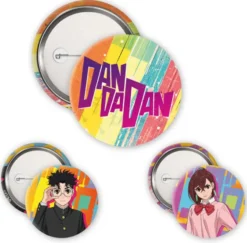 Momo & Okarun Badge Pack