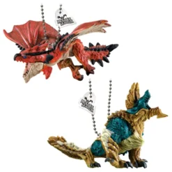 Monster Hunter Mascot Charm Keychain 4 cm