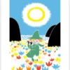 Moomin Mini Poster - Snusmumriken på äng
