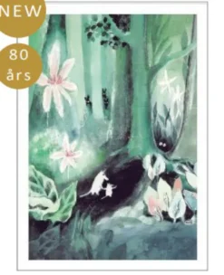 Moomin Postcard - The Moomins and the Great Flood