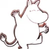 Moomin Troll Enamel Pin Badge