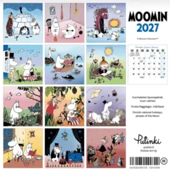 Moomin Wall Calendar 2027 (20x20cm)