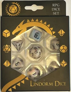Mother of Pearl set of 7 dice