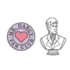 Mr. Darcy Fan Club Enamel Pin Set - 2 pcs