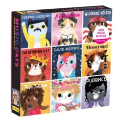 Music Cats Family Puzzle 500 Pcs
