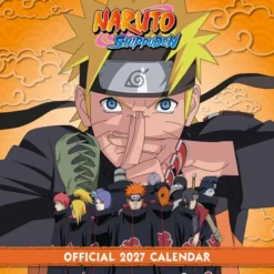 Naruto Shippuden 2027 Official Wall Calendar