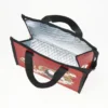 No Face Insulated Lunch Tote Bag Red