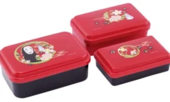 No Face Red Lunchbox Set - 3 Pieces