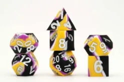 Nonbinary Flag set of silicone dice