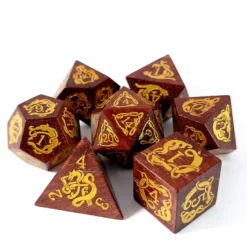 Oknytts Calling - Set of 7 wooden dice