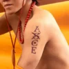 One Piece Tattoos - Ace Symbols 15x10cm