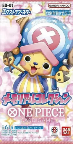 One Piece TCG: EB01 Memorial Collection Extra Booster Pack - Japansk