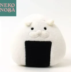Onigiri Cat Plush Keychain