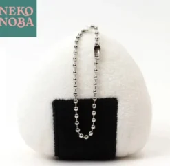 Onigiri Cat Plush Keychain