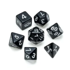 Opaque Series: Black - Numbers: White