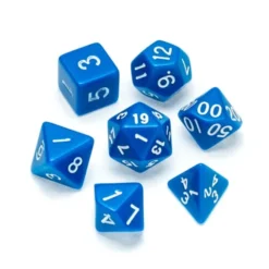 Opaque Series: Blue - Numbers: White