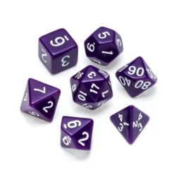 Opaque Series: Purple - Numbers: White