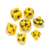 Opaque Series: Yellow - Numbers: Black