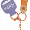 Orange Teacup Bear Charm Keychain